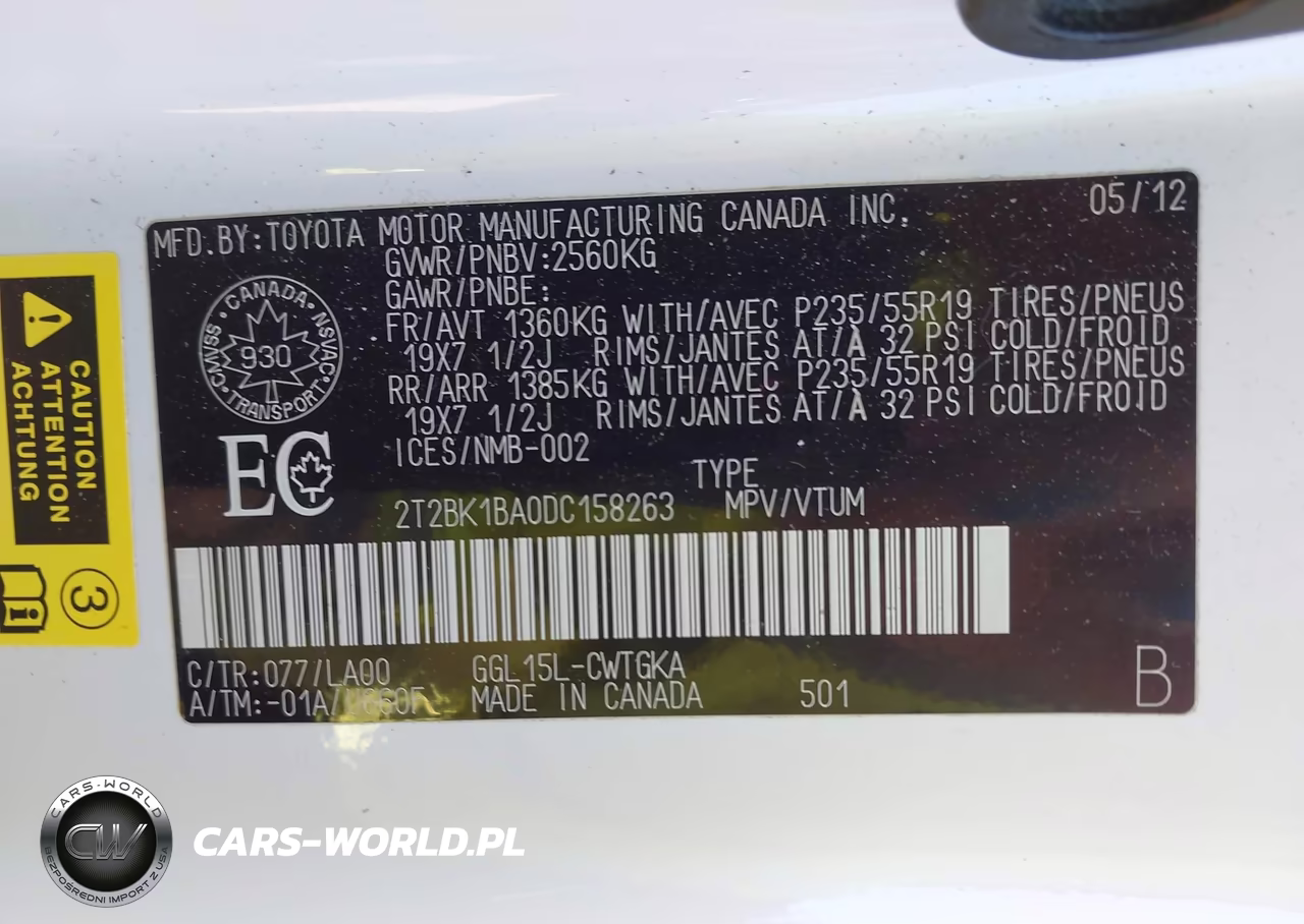 2013 Lexus Rx 350 VIN:2T2BK1BA0DC158263 - 9