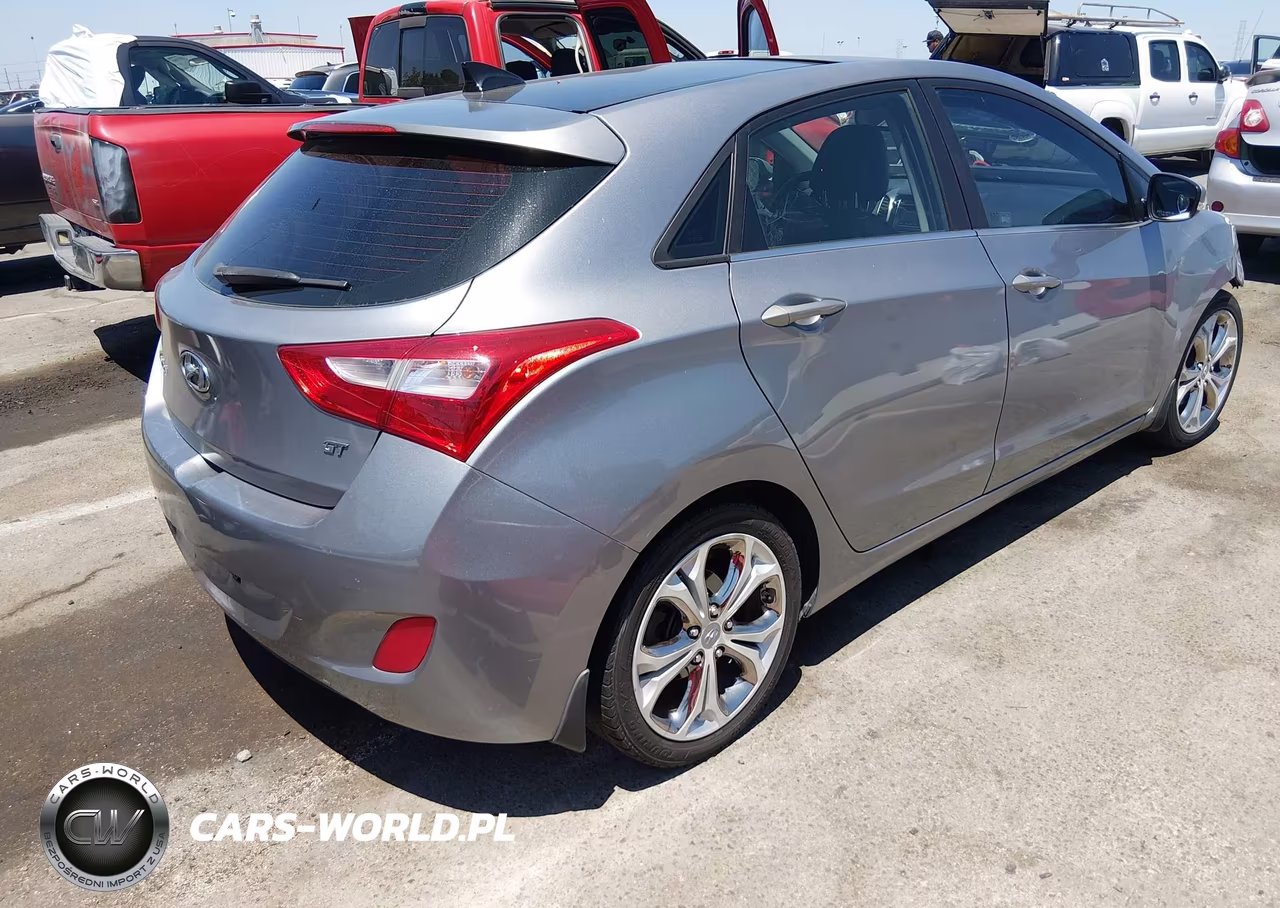 2013 Hyundai Elantra Gt VIN:KMHD35LEXDU019937 - 4