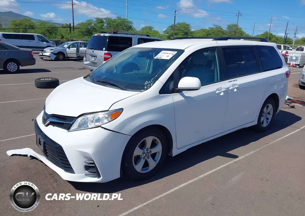 2020 Toyota Sienna Le VIN:5TDKZ3DC4LS054181 - 2