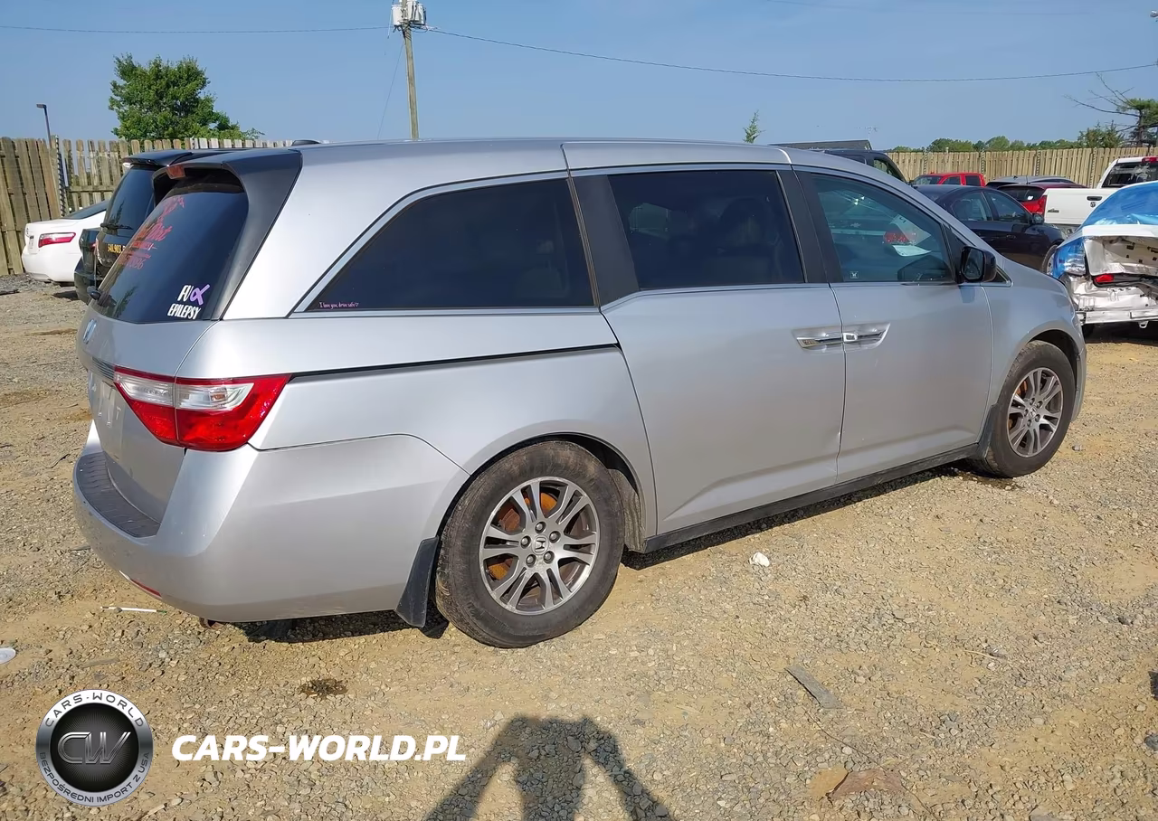 2011 Honda Odyssey Ex-L VIN:5FNRL5H69BB042403 - 4