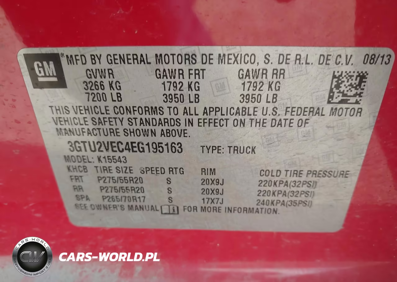 2014 GMC Sierra 1500 Slt VIN:3GTU2VEC4EG195163 - 9