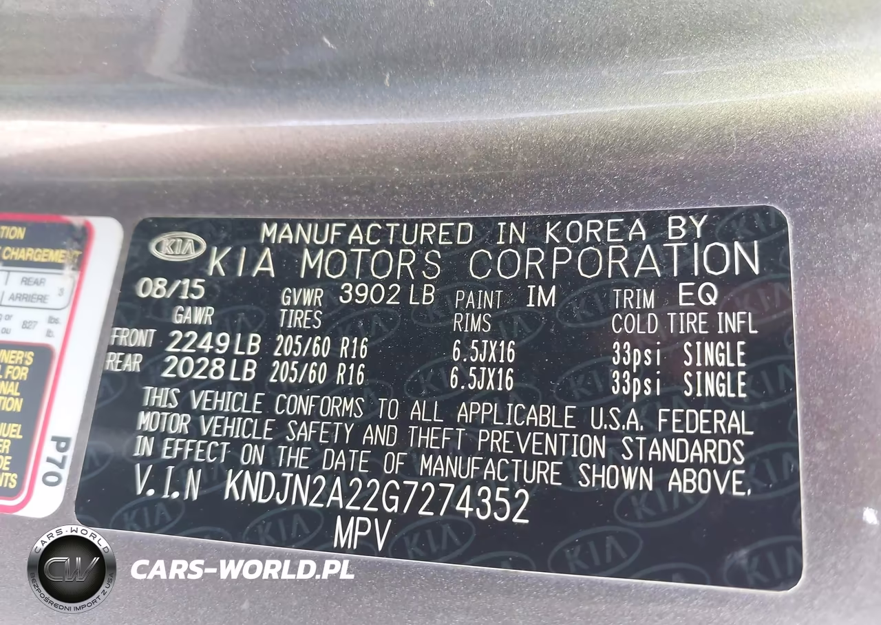 2016 Kia Soul VIN:KNDJN2A22G7274352 - 9