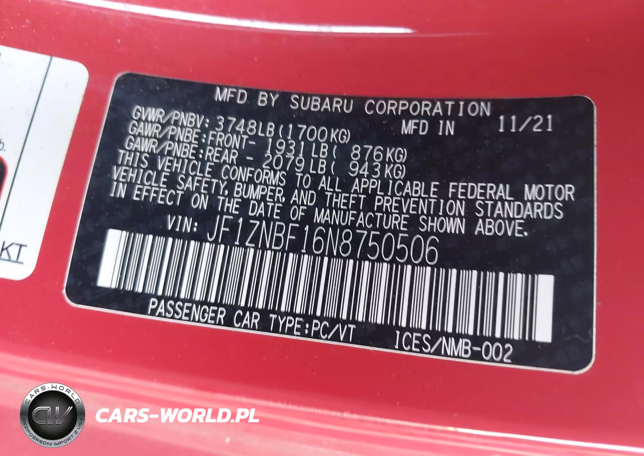 2022 Toyota Gr86 Premium VIN:JF1ZNBF16N8750506 - 9