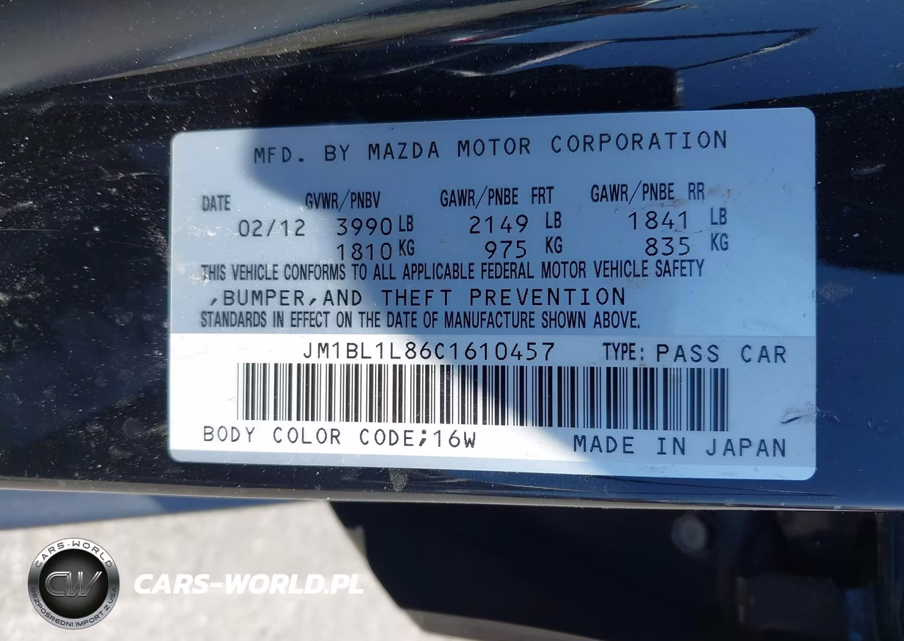 2012 Mazda Mazda3 I Touring VIN:JM1BL1L86C1610457 - 9