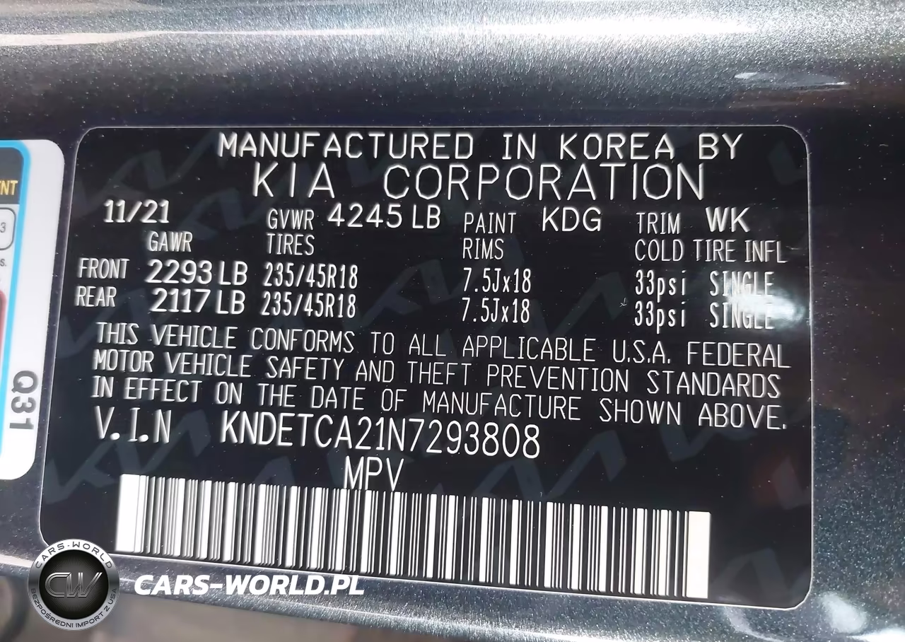 2022 Kia Seltos Sx Turbo VIN:KNDETCA21N7293808 - 9