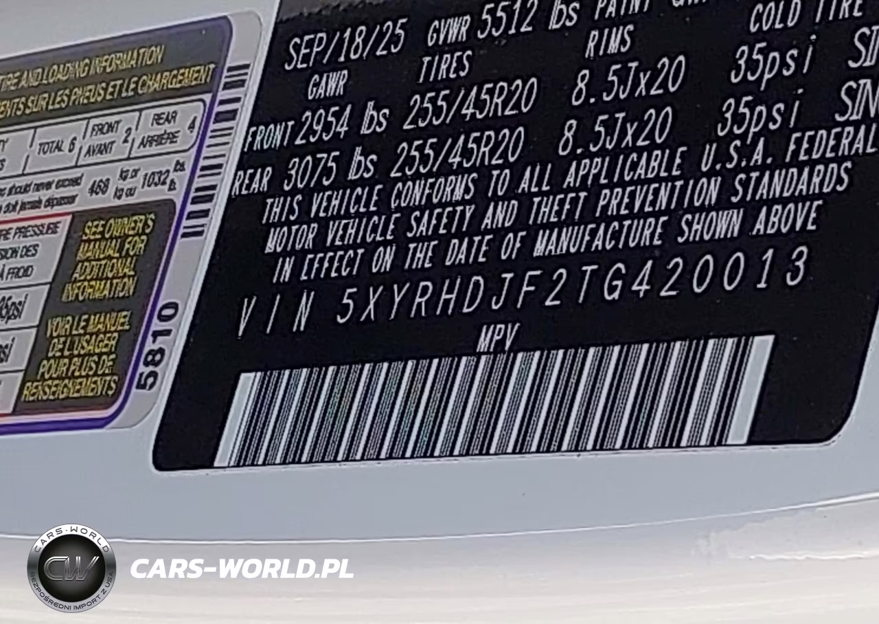 2026 Kia Sorento X-Line Ex VIN:5XYRHDJF2TG420013 - 9