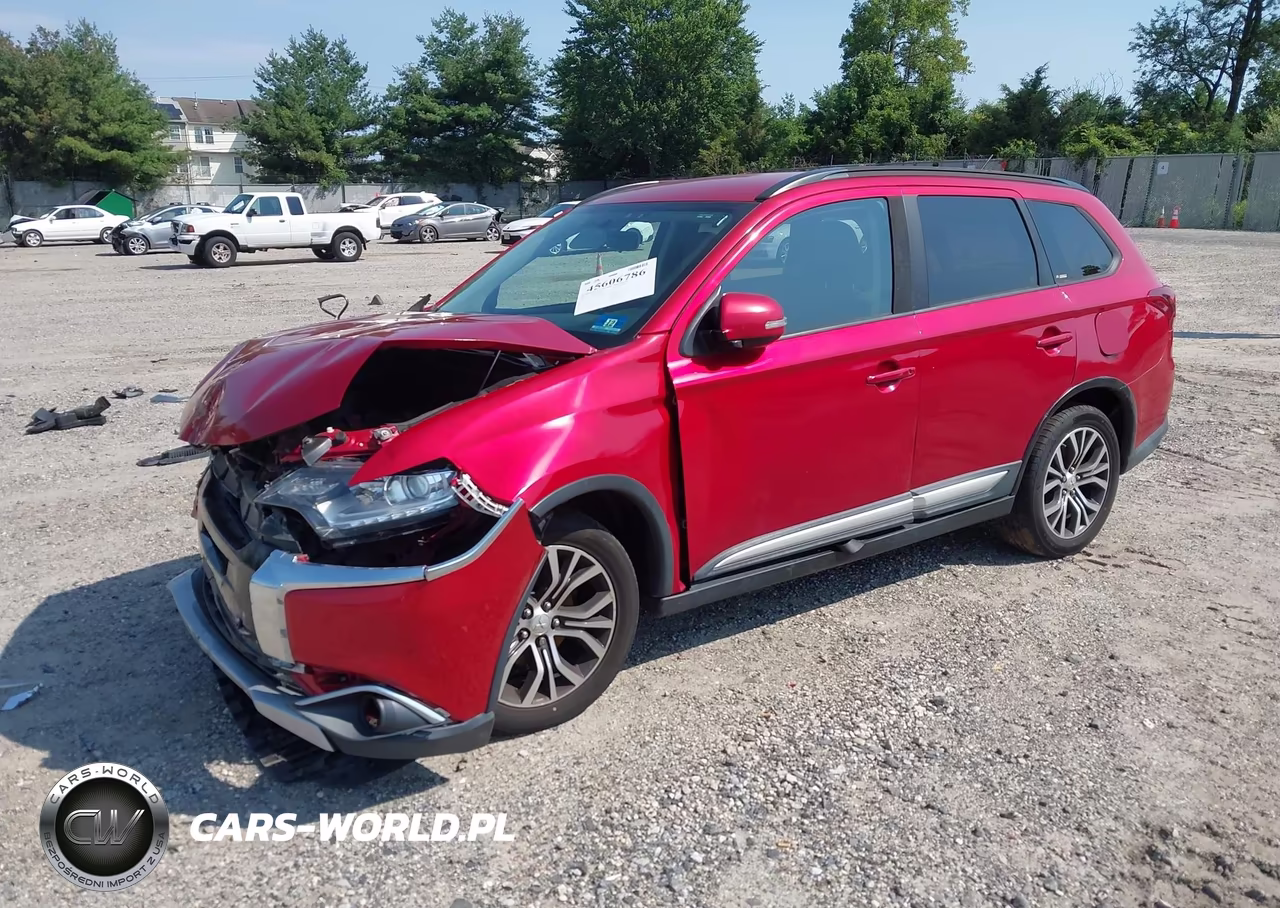2016 Mitsubishi Outlander Sel VIN:JA4AD3A38GZ036845 - 2