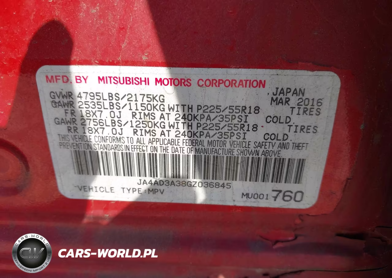 2016 Mitsubishi Outlander Sel VIN:JA4AD3A38GZ036845 - 9
