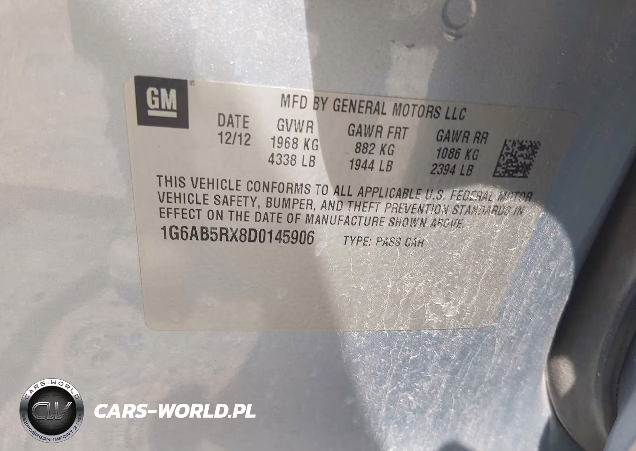 2013 Cadillac Ats Luxury VIN:1G6AB5RX8D0145906 - 9