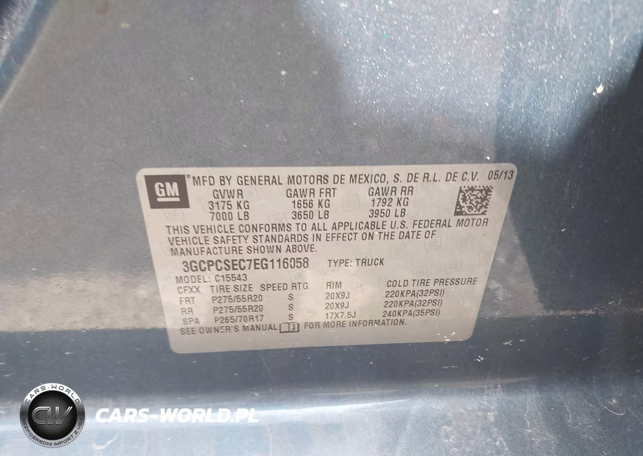 2014 Chevrolet Silverado 1500 Ltz VIN:3GCPCSEC7EG116058 - 9