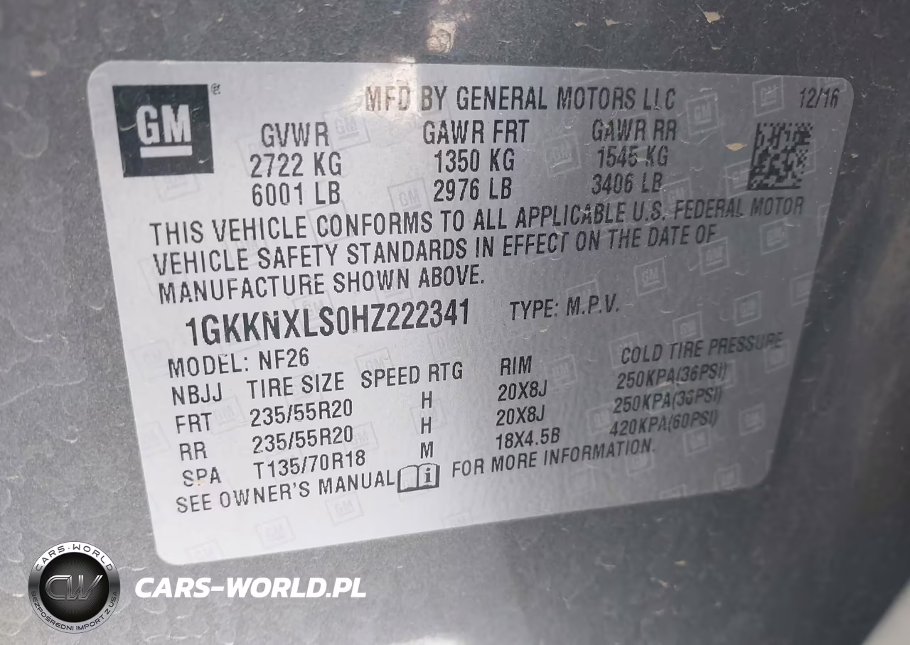 2017 GMC Acadia Denali VIN:1GKKNXLS0HZ222341 - 9