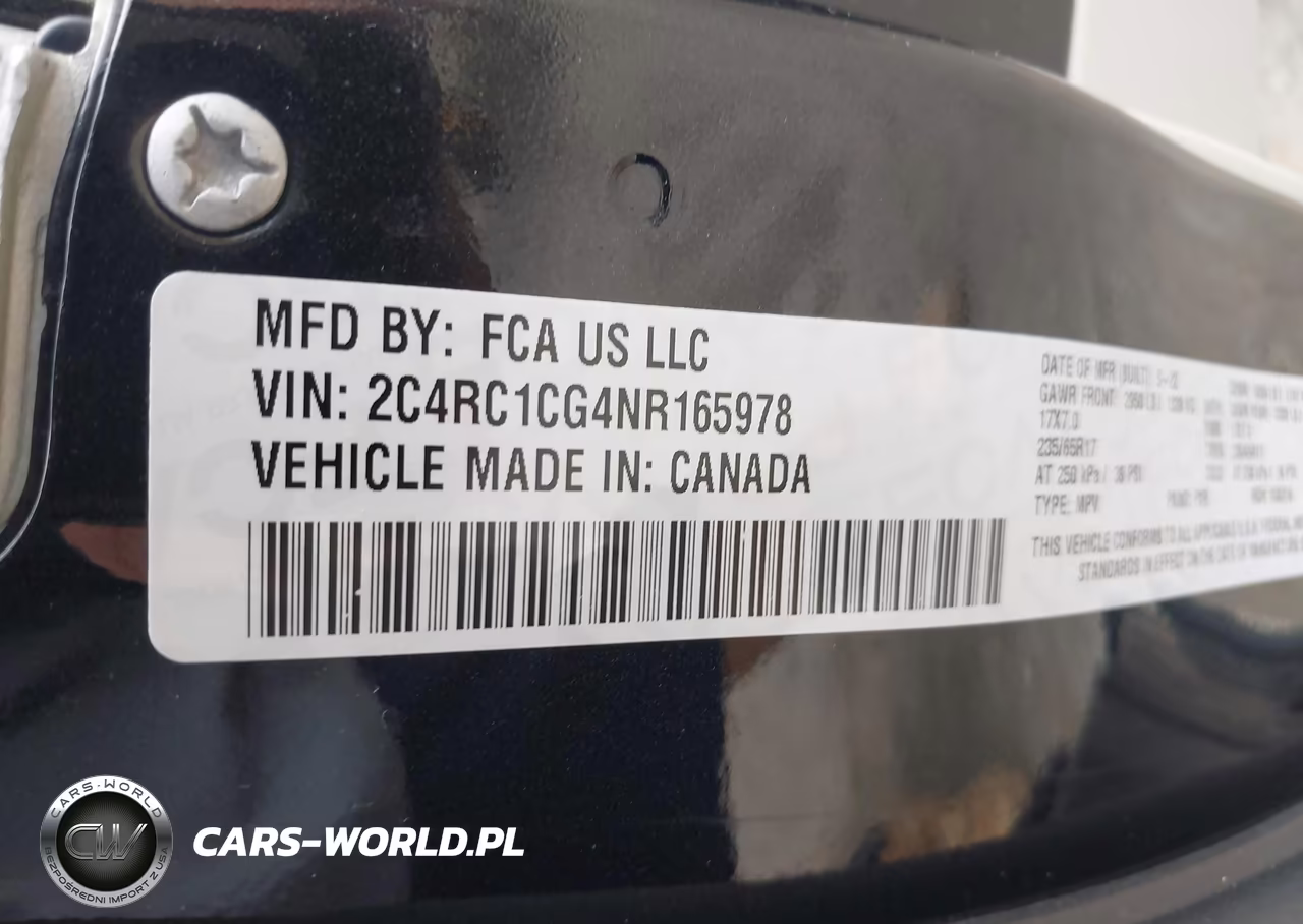 2022 Chrysler Voyager Lx VIN:2C4RC1CG4NR165978 - 9