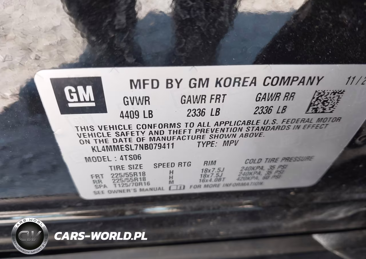 2022 Buick Encore Gx Awd Select VIN:KL4MMESL7NB079411 - 9