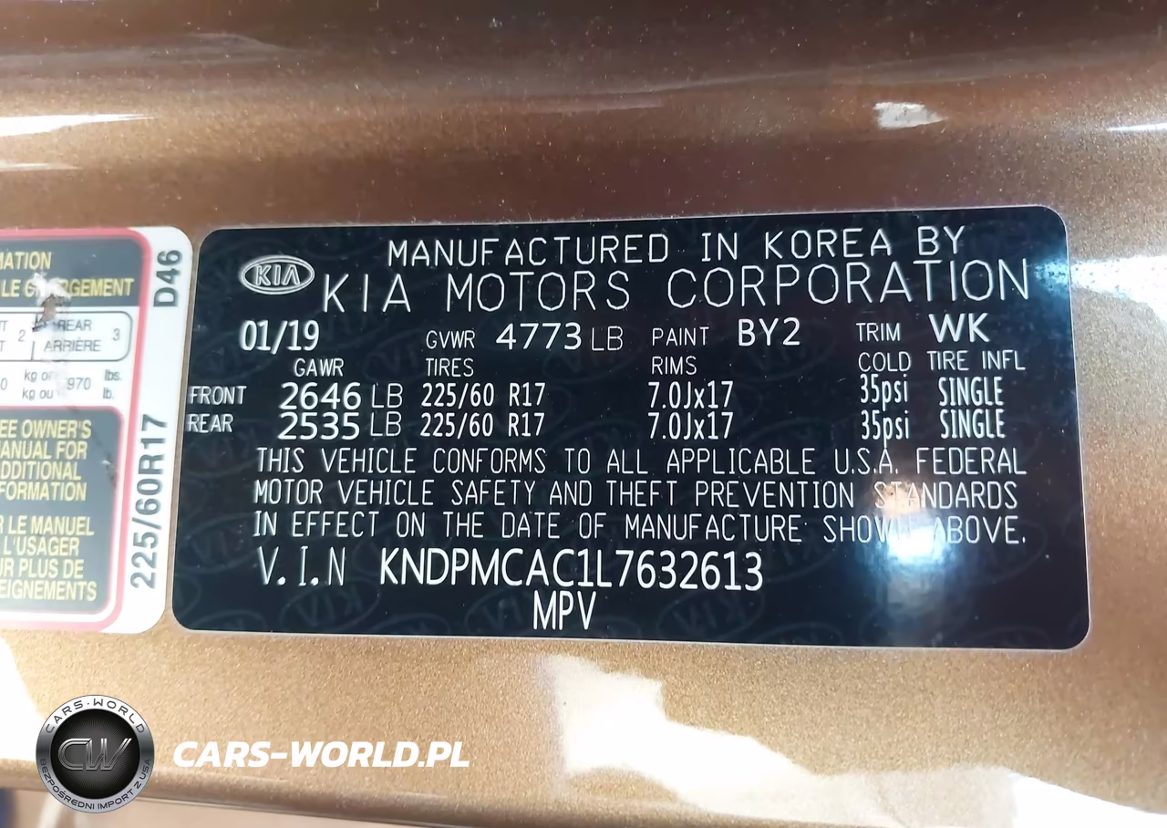 2020 Kia Sportage Lx VIN:KNDPMCAC1L7632613 - 9