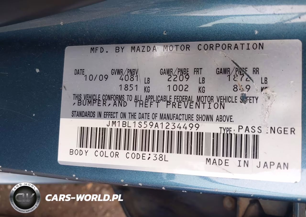 2010 Mazda Mazda3 S Grand Touring VIN:JM1BL1S59A1234499 - 9