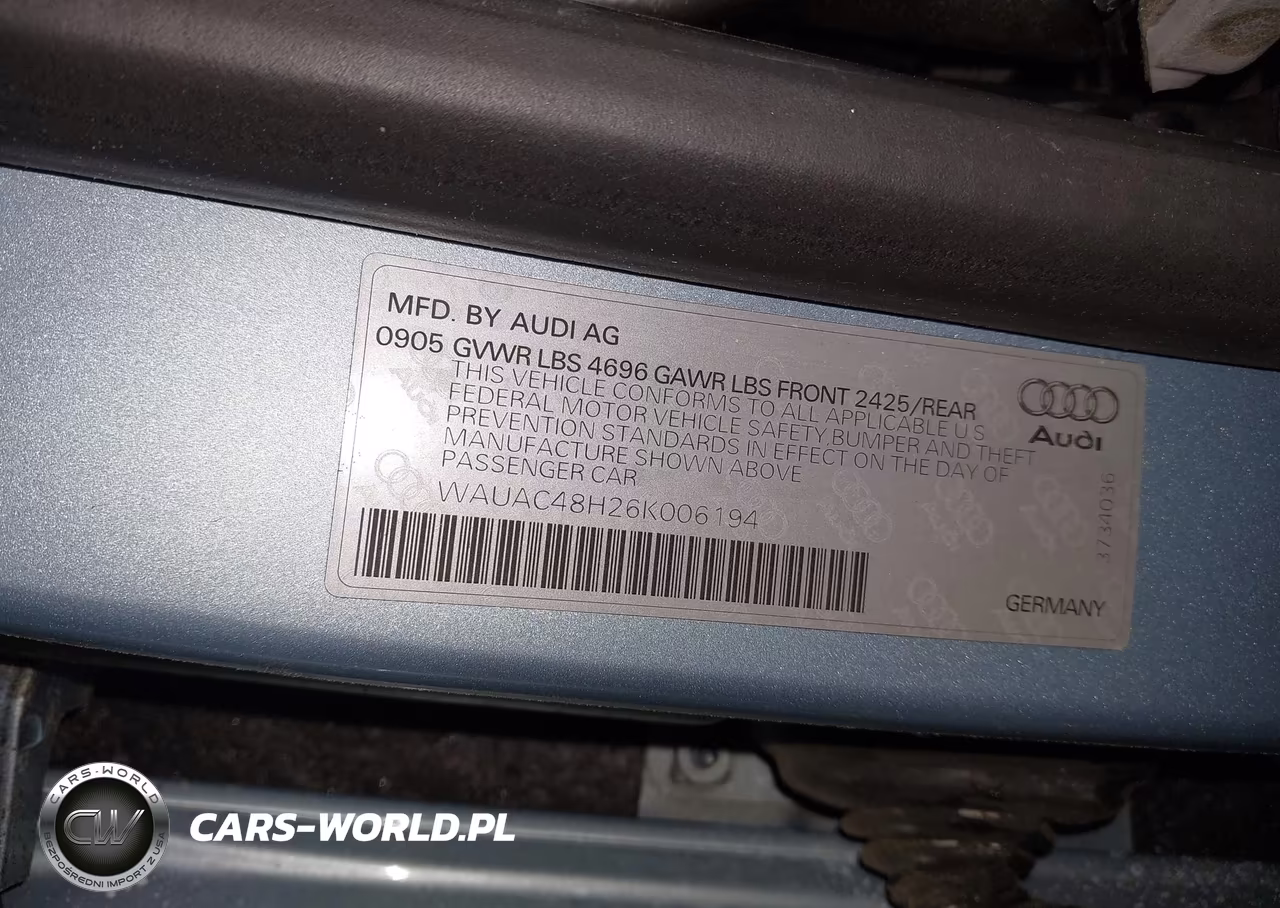 2006 Audi A4 1.8T VIN:WAUAC48H26K006194 - 9