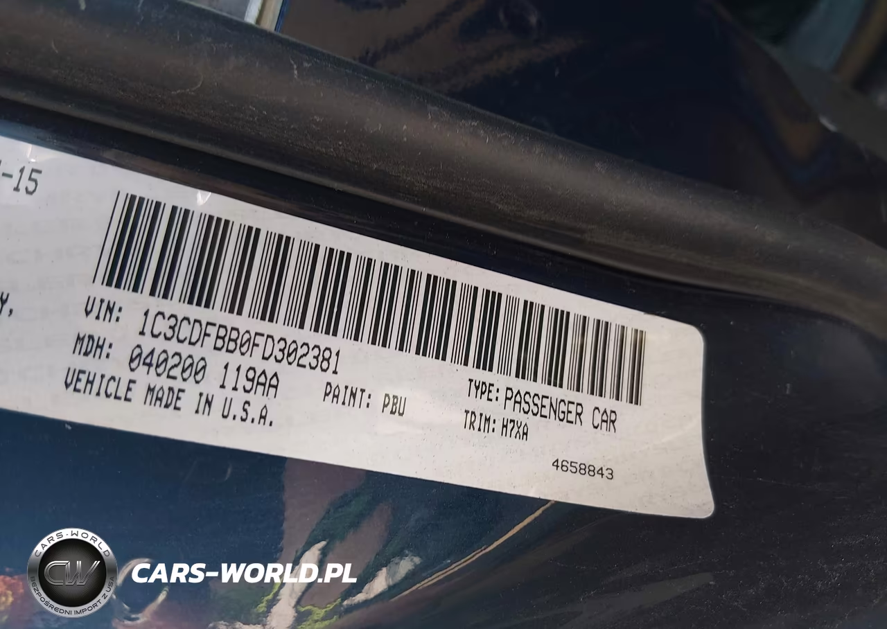 2015 Dodge Dart Sxt VIN:1C3CDFBB0FD302381 - 9