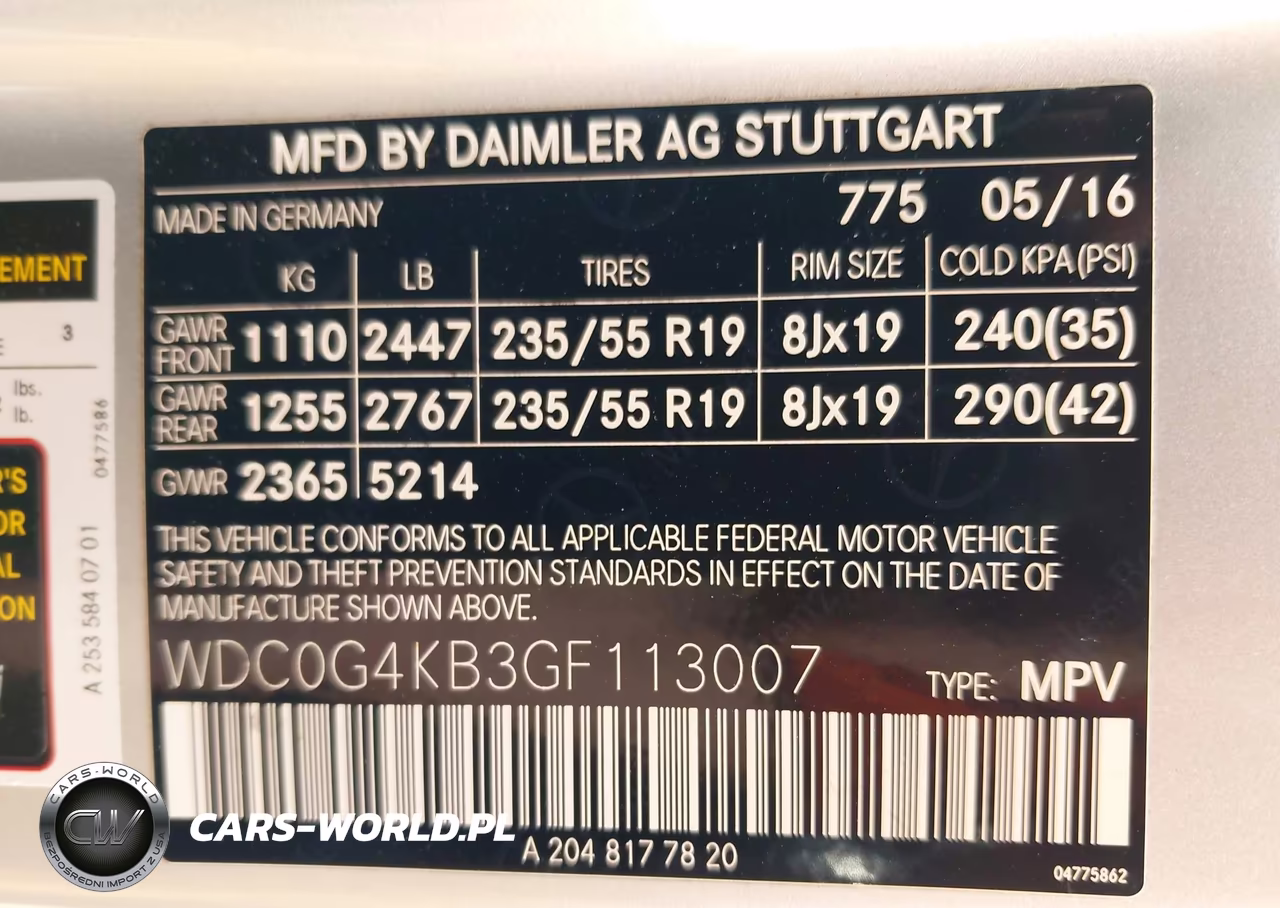 2016 Mercedes-Benz Glc 300 4Matic VIN:WDC0G4KB3GF113007 - 9