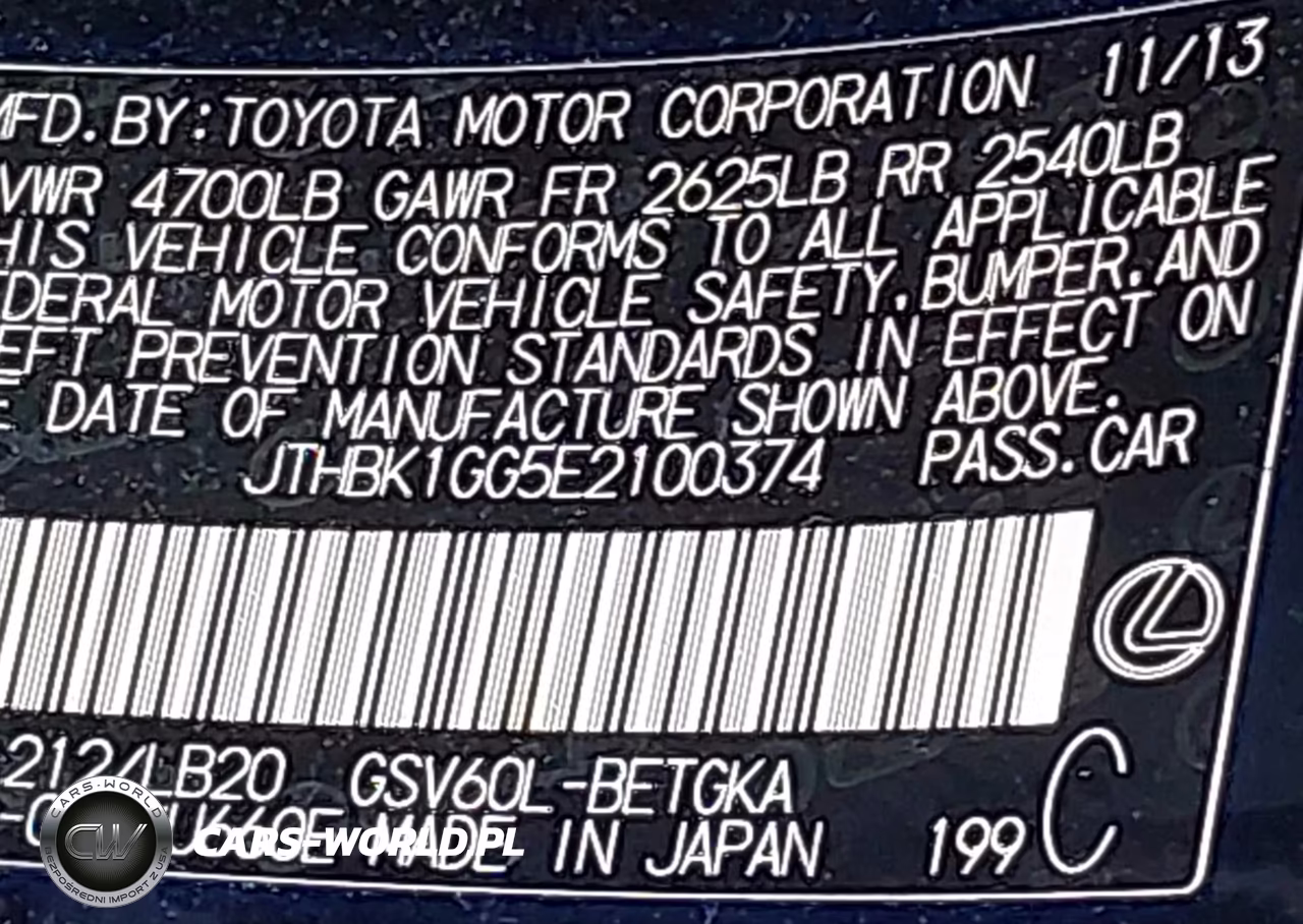 2014 Lexus Es 350 VIN:JTHBK1GG5E2100374 - 9