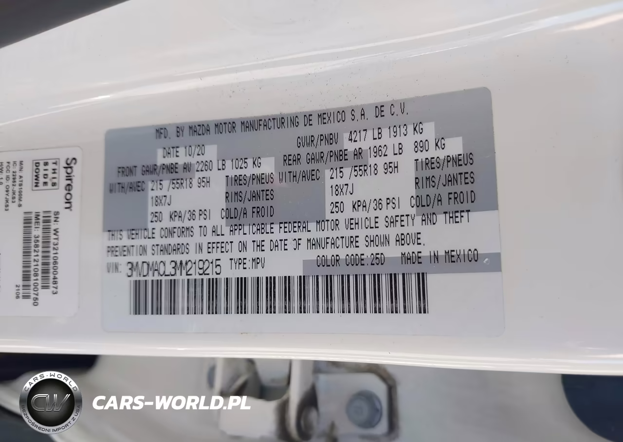 2021 Mazda Cx-30 Preferred VIN:3MVDMACL3MM219215 - 9