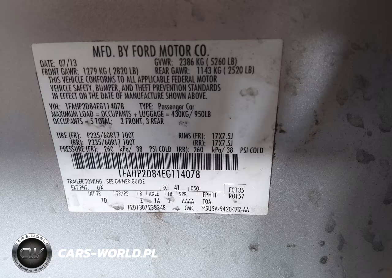 2014 Ford Taurus Se VIN:1FAHP2D84EG114078 - 9