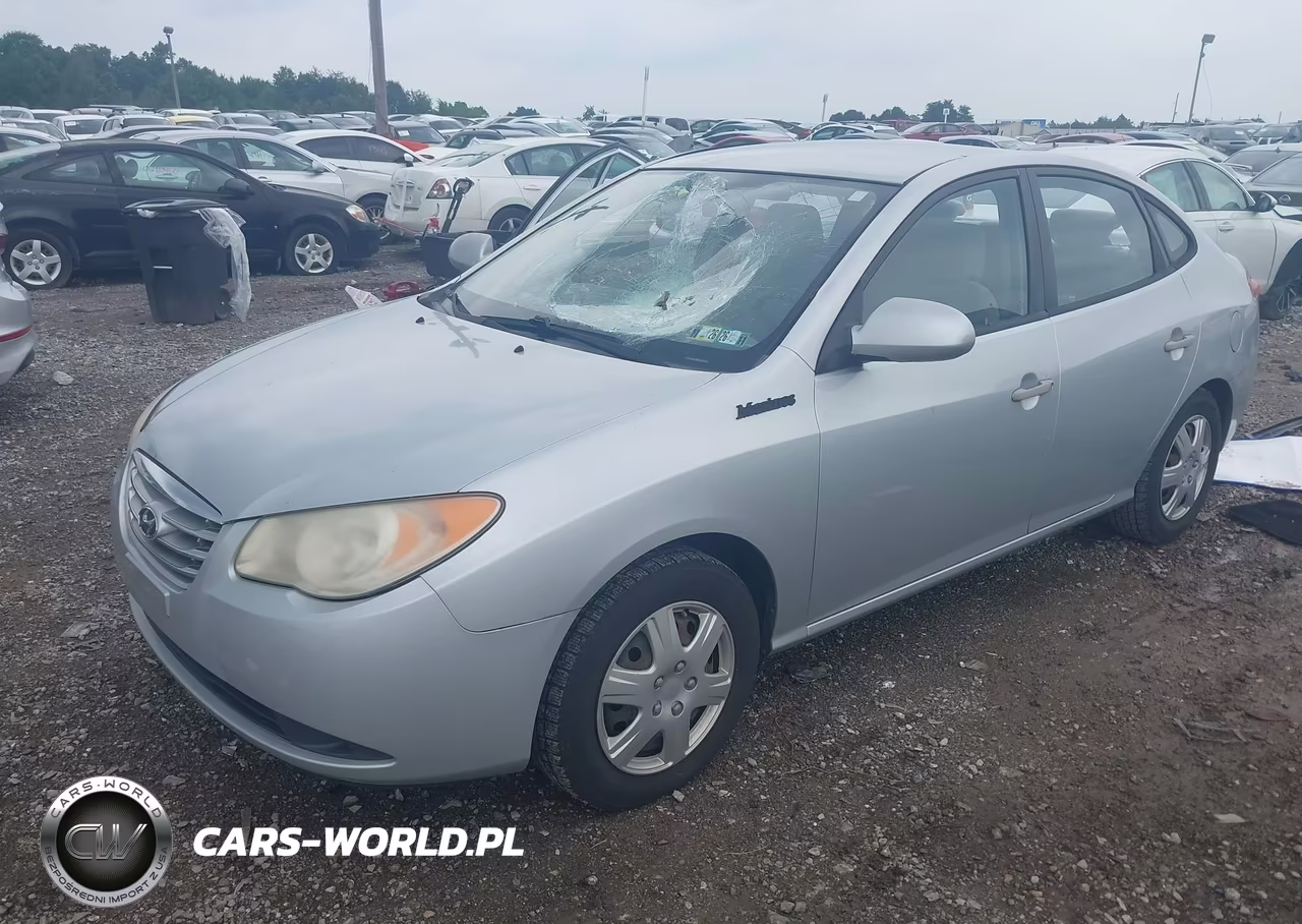 2010 Hyundai Elantra Blue VIN:KMHDU4AD2AU148753 - 2