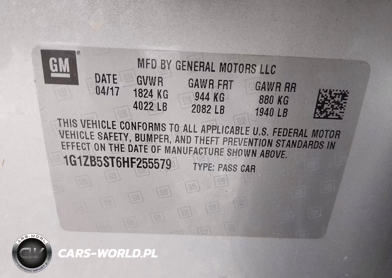 2017 Chevrolet Malibu Ls VIN:1G1ZB5ST6HF255579 - 9