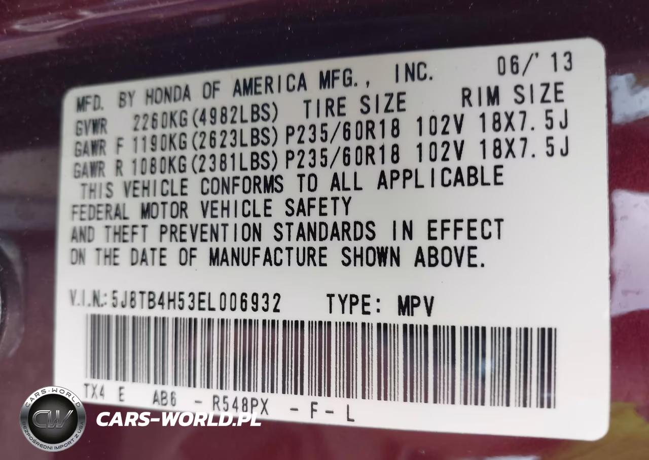 2014 Acura Rdx VIN:5J8TB4H53EL006932 - 9