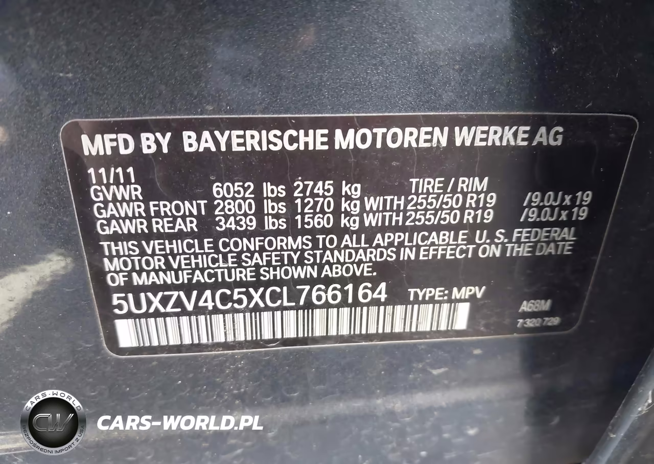 2012 BMW X5 xDrive35I-xDrive35I Premium-xDrive35I Sport Activity VIN:5UXZV4C5XCL766164 - 9