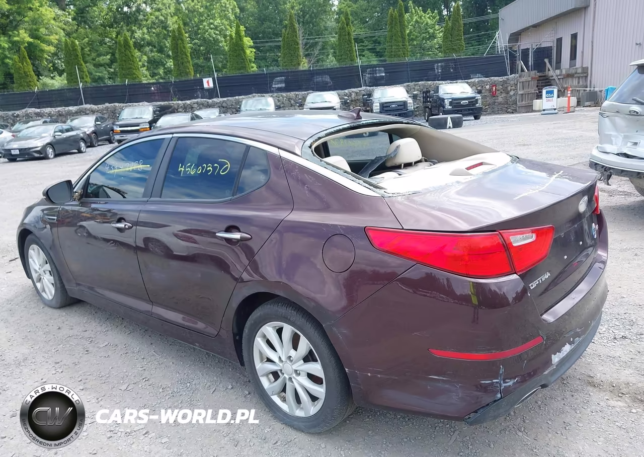 2014 Kia Optima Lx VIN:5XXGM4A75EG302864 - 3