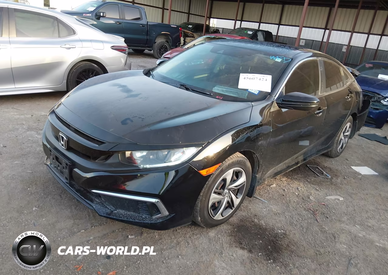 2020 Honda Civic Lx VIN:19XFC2F65LE014450 - 2
