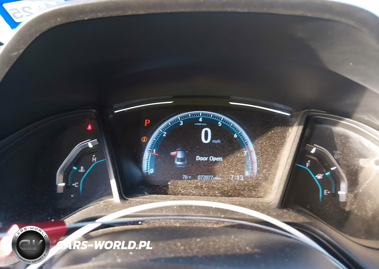 2020 Honda Civic Lx VIN:19XFC2F65LE014450 - 7