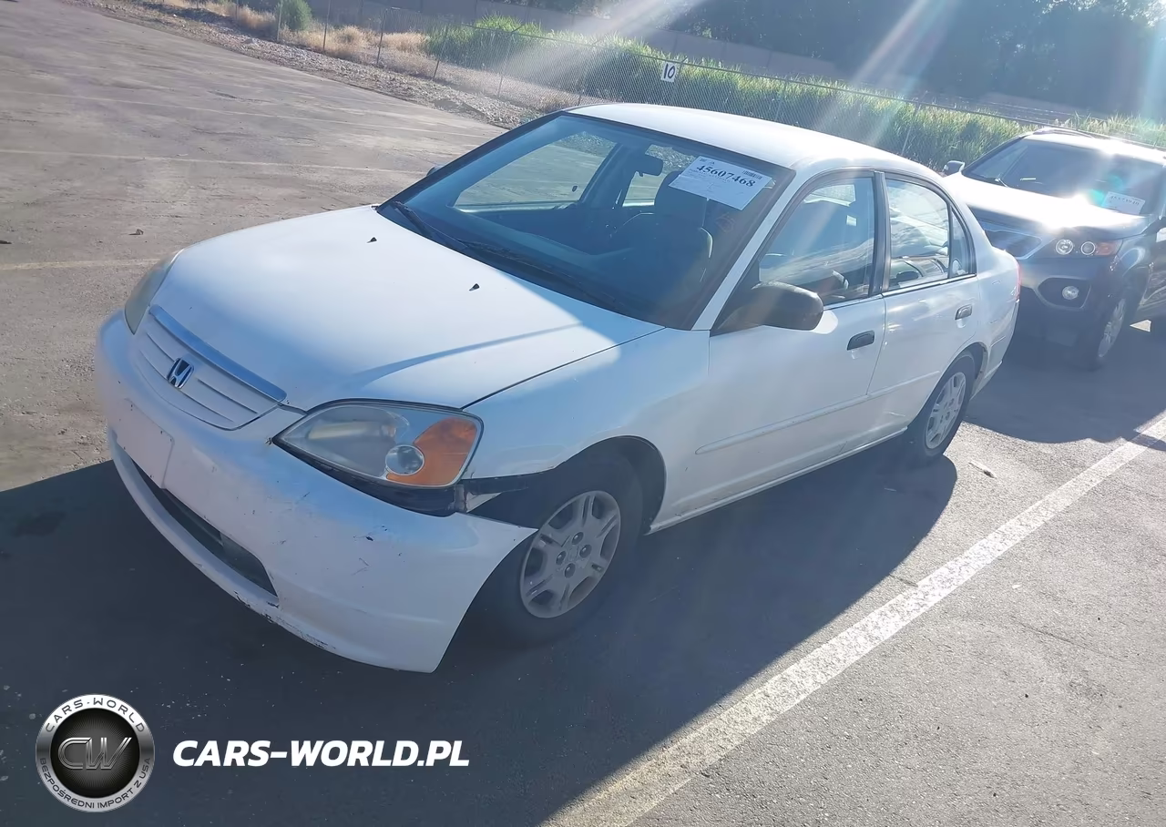 2001 Honda Civic Lx VIN:JHMES165X1S010905 - 2