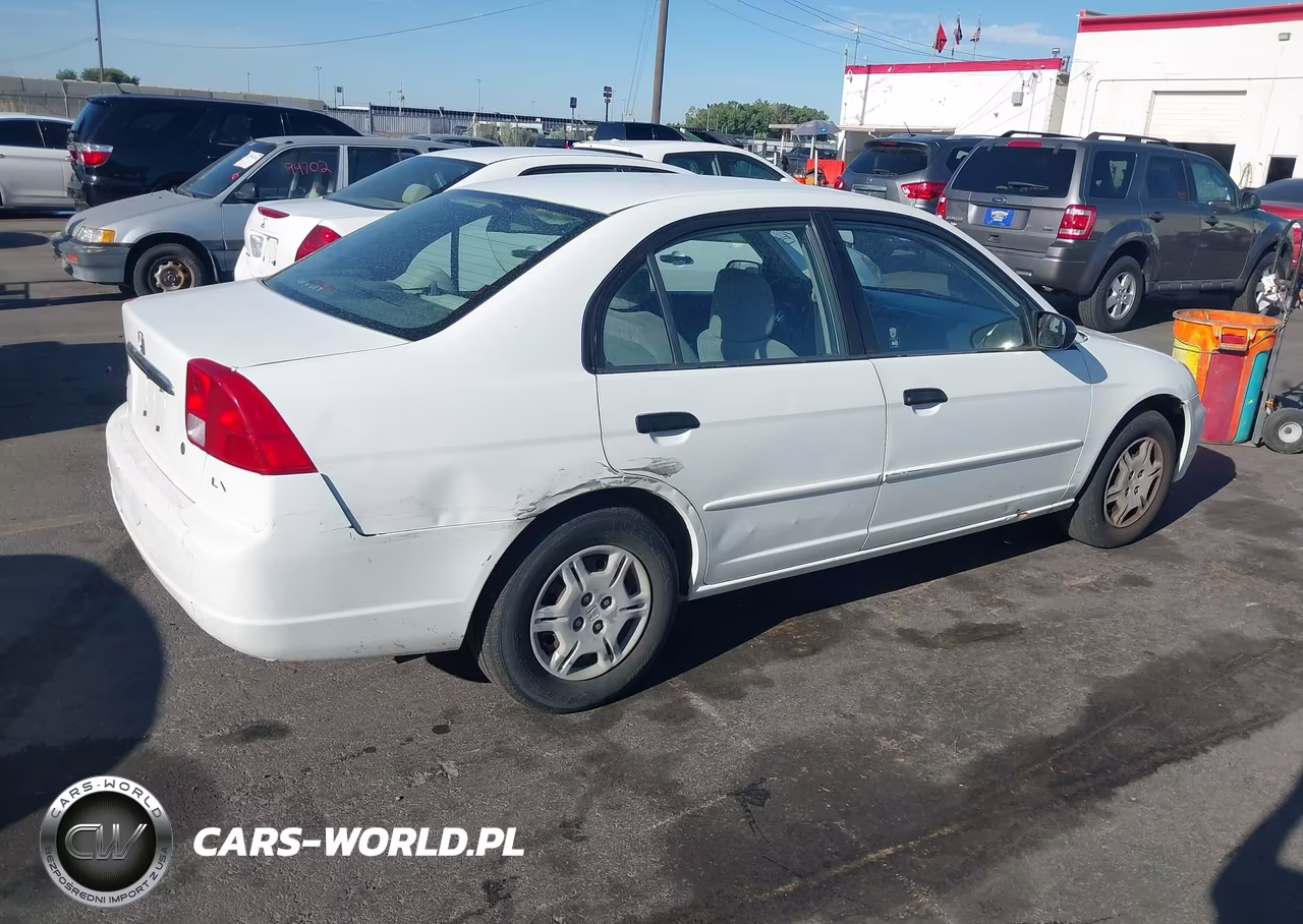 2001 Honda Civic Lx VIN:JHMES165X1S010905 - 4