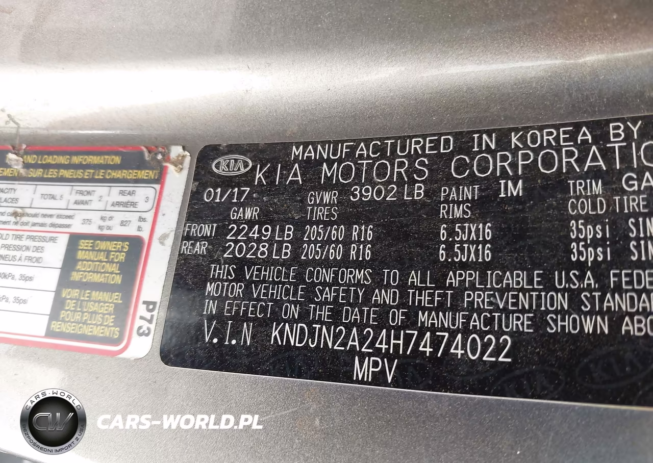 2017 Kia Soul VIN:KNDJN2A24H7474022 - 9