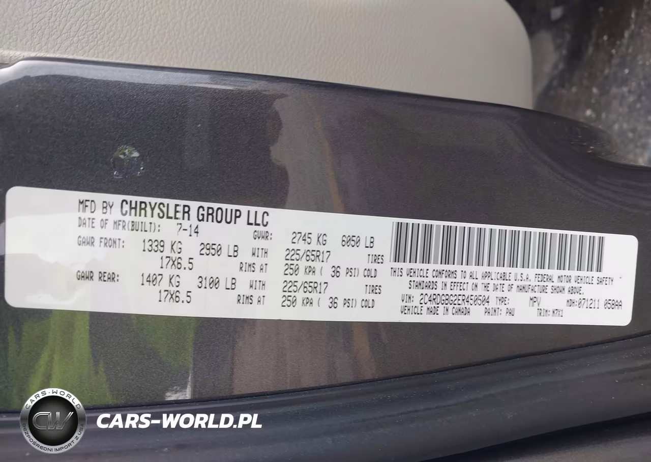 2014 Dodge Grand Caravan Se 30Th Anniversary VIN:2C4RDGBG2ER450504 - 9