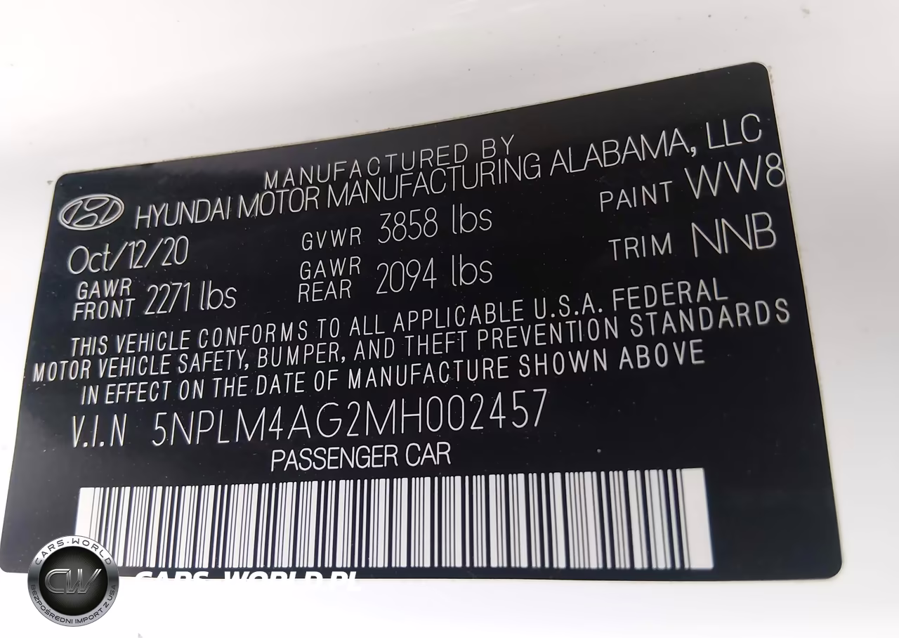 2021 Hyundai Elantra Sel VIN:5NPLM4AG2MH002457 - 9