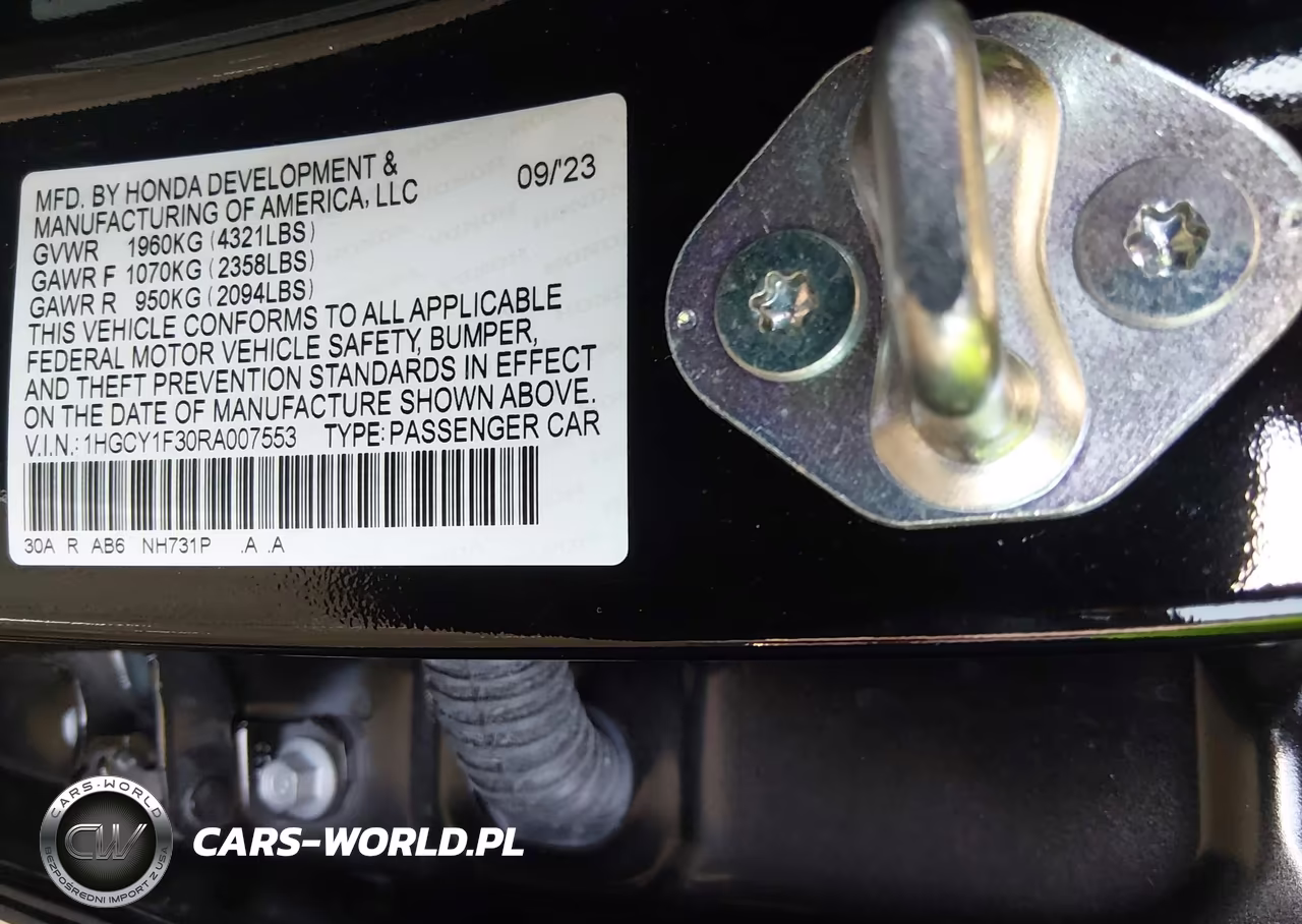 2024 Honda Accord Ex VIN:1HGCY1F30RA007553 - 9