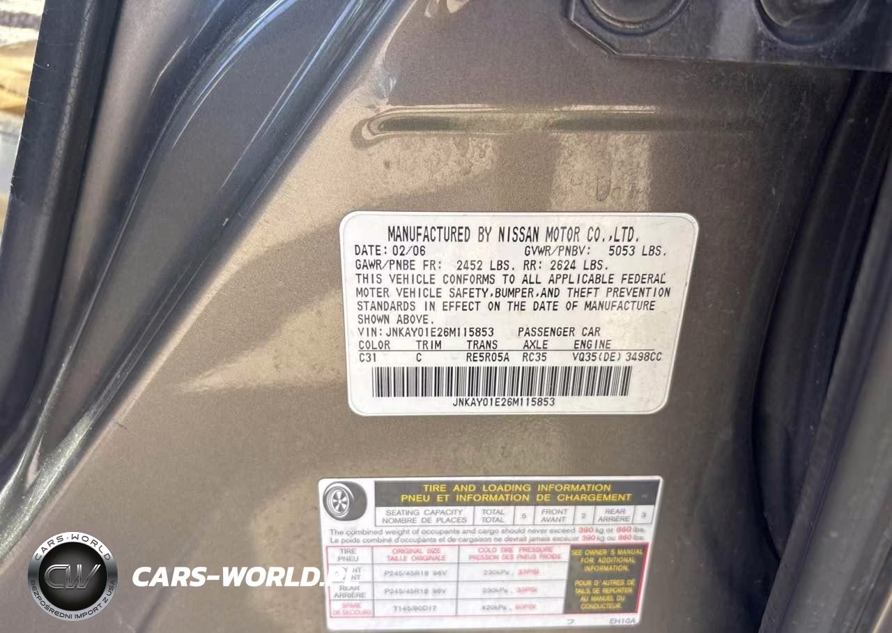 2006 Infiniti M35 VIN:JNKAY01E26M115853 - 9