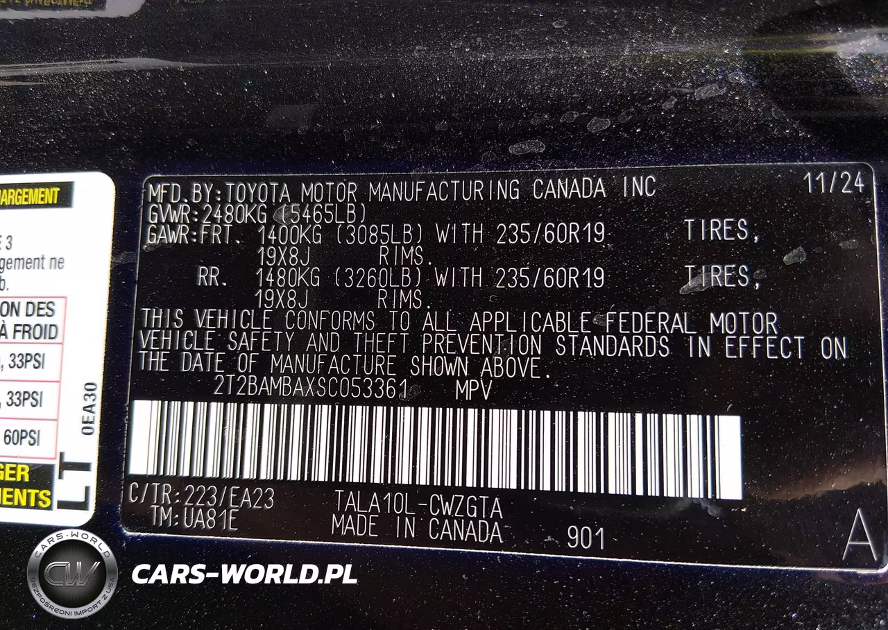 2025 Lexus Rx 350 VIN:2T2BAMBAXSC053361 - 9
