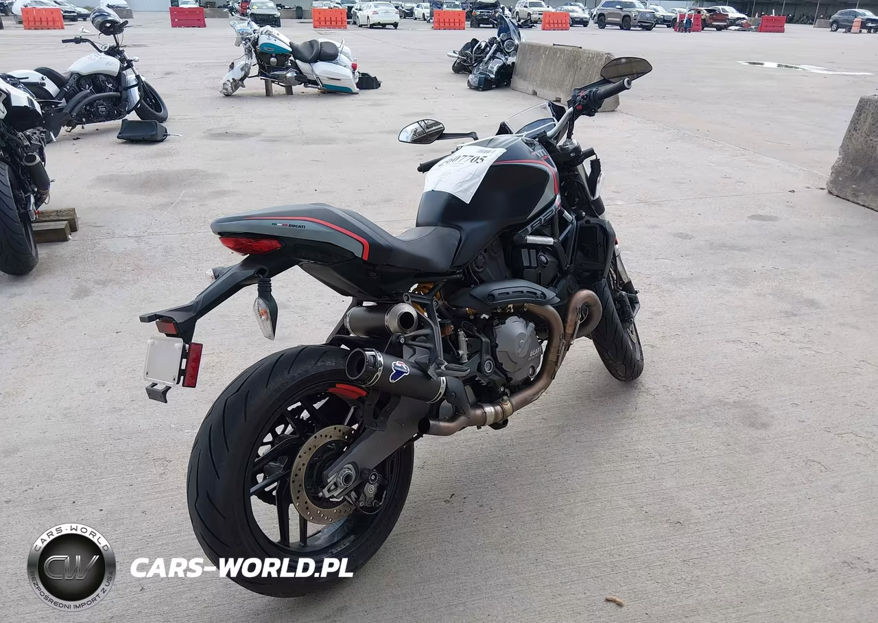 2021 Ducati Monster 821 VIN:ZDMMACLS9MB008626 - 4