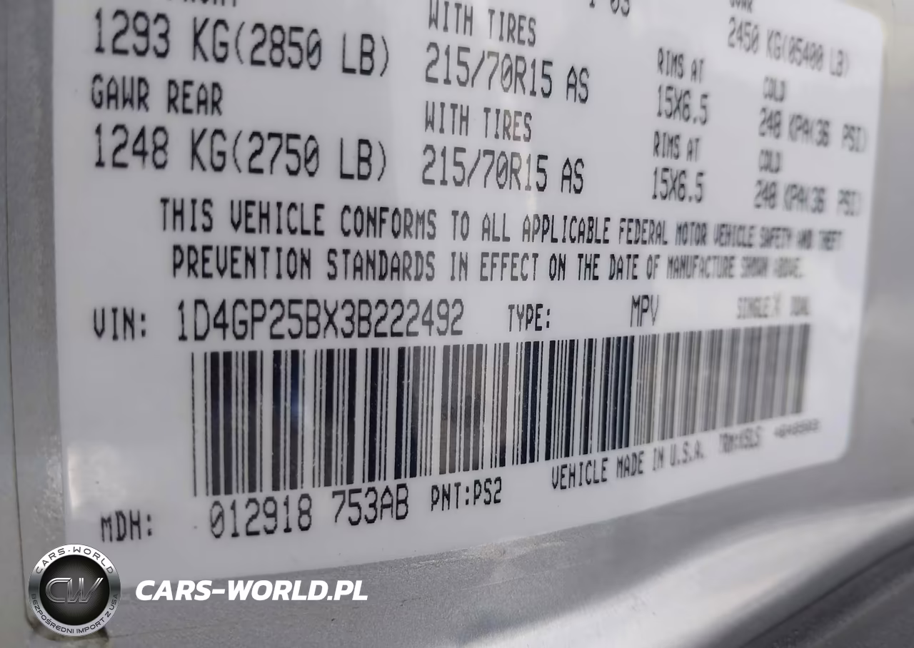 2003 Dodge Caravan Se VIN:1D4GP25BX3B222492 - 9