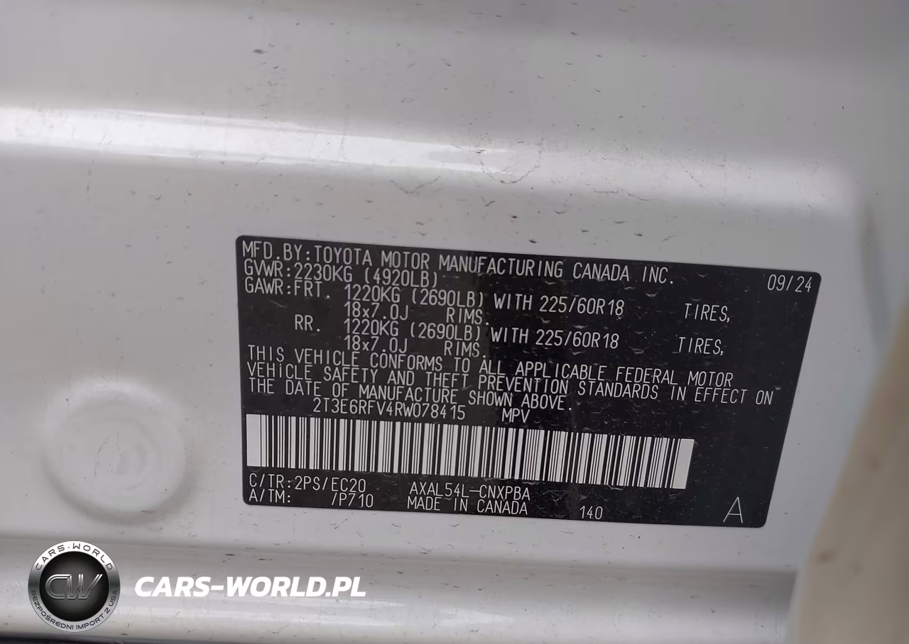2024 Toyota Rav4 Hybrid Xse VIN:2T3E6RFV4RW078415 - 8
