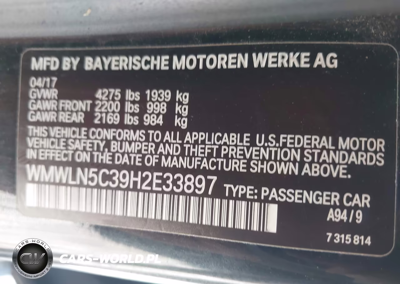 2017 Mini Clubman Cooper VIN:WMWLN5C39H2E33897 - 9