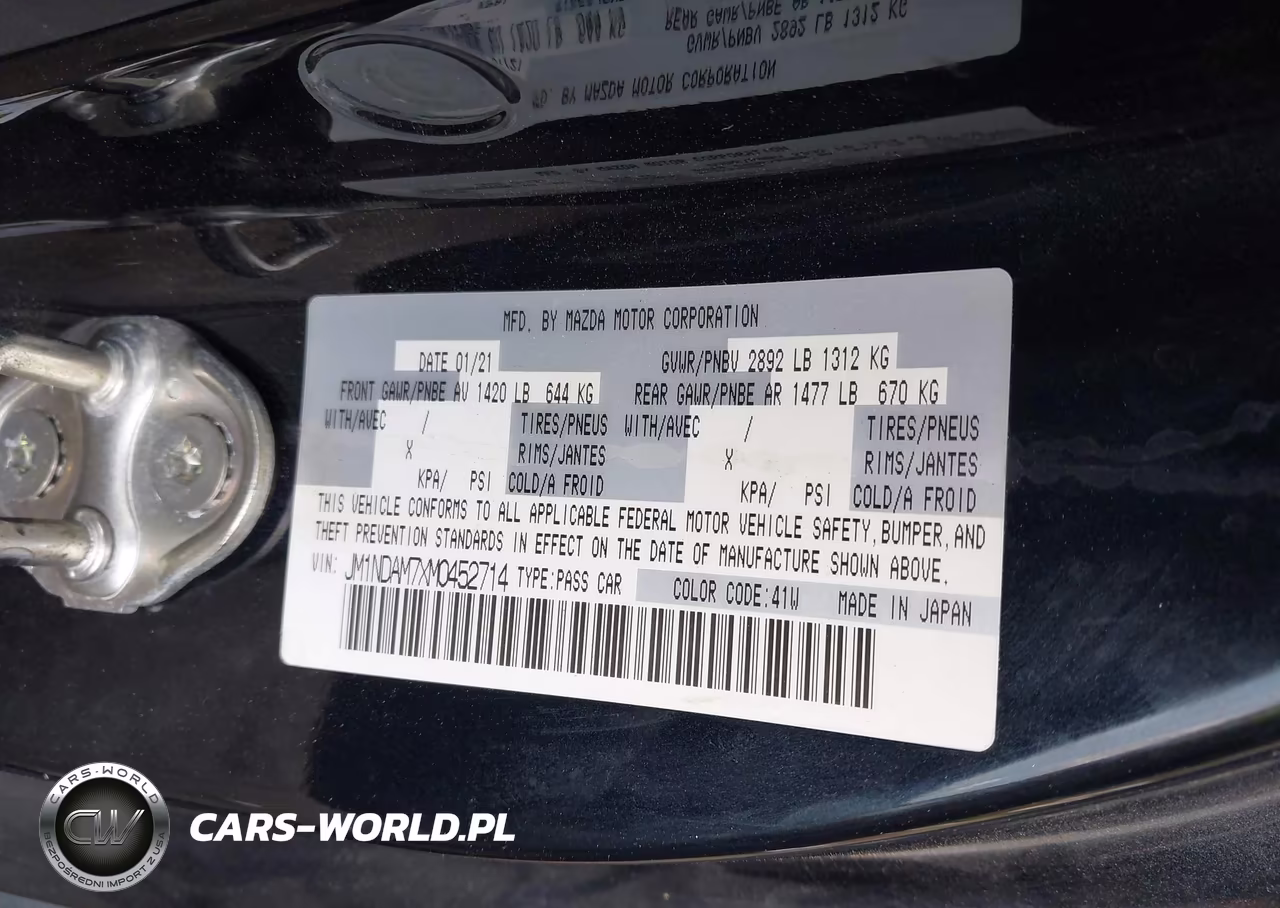 2021 Mazda Mx-5 Miata Rf Grand Touring VIN:JM1NDAM7XM0452714 - 9