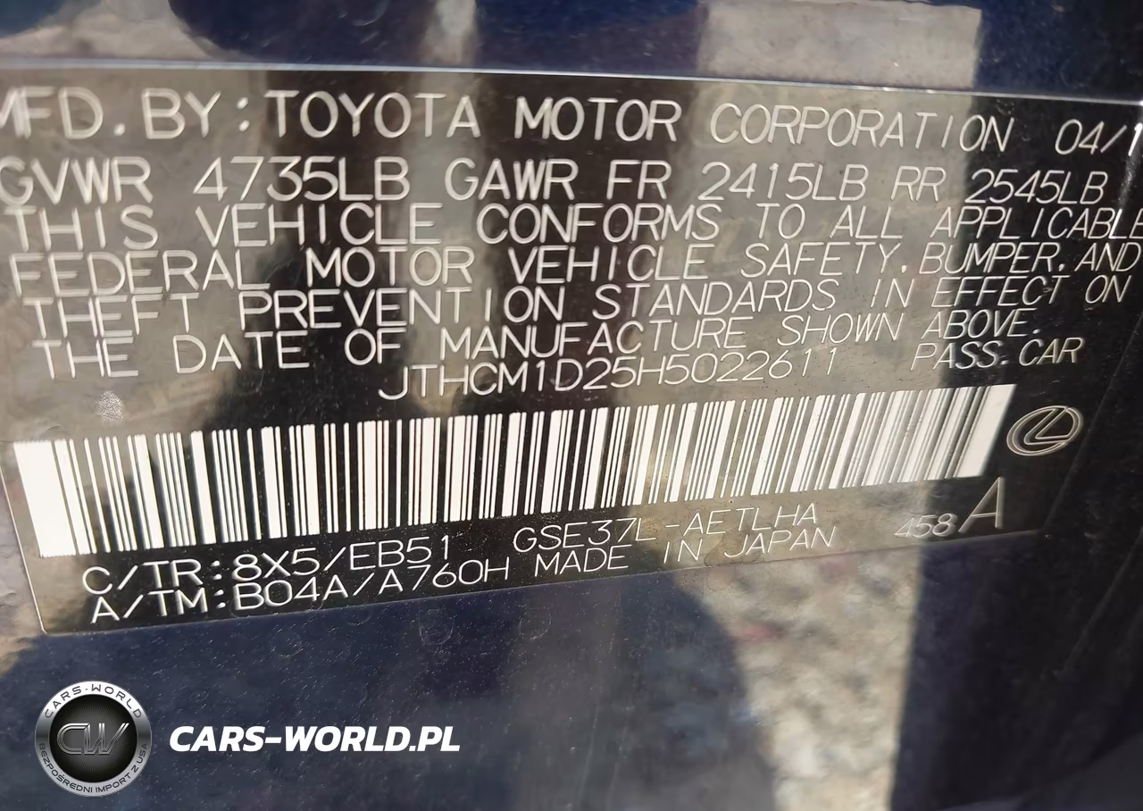 2017 Lexus Is 300 VIN:JTHCM1D25H5022611 - 9