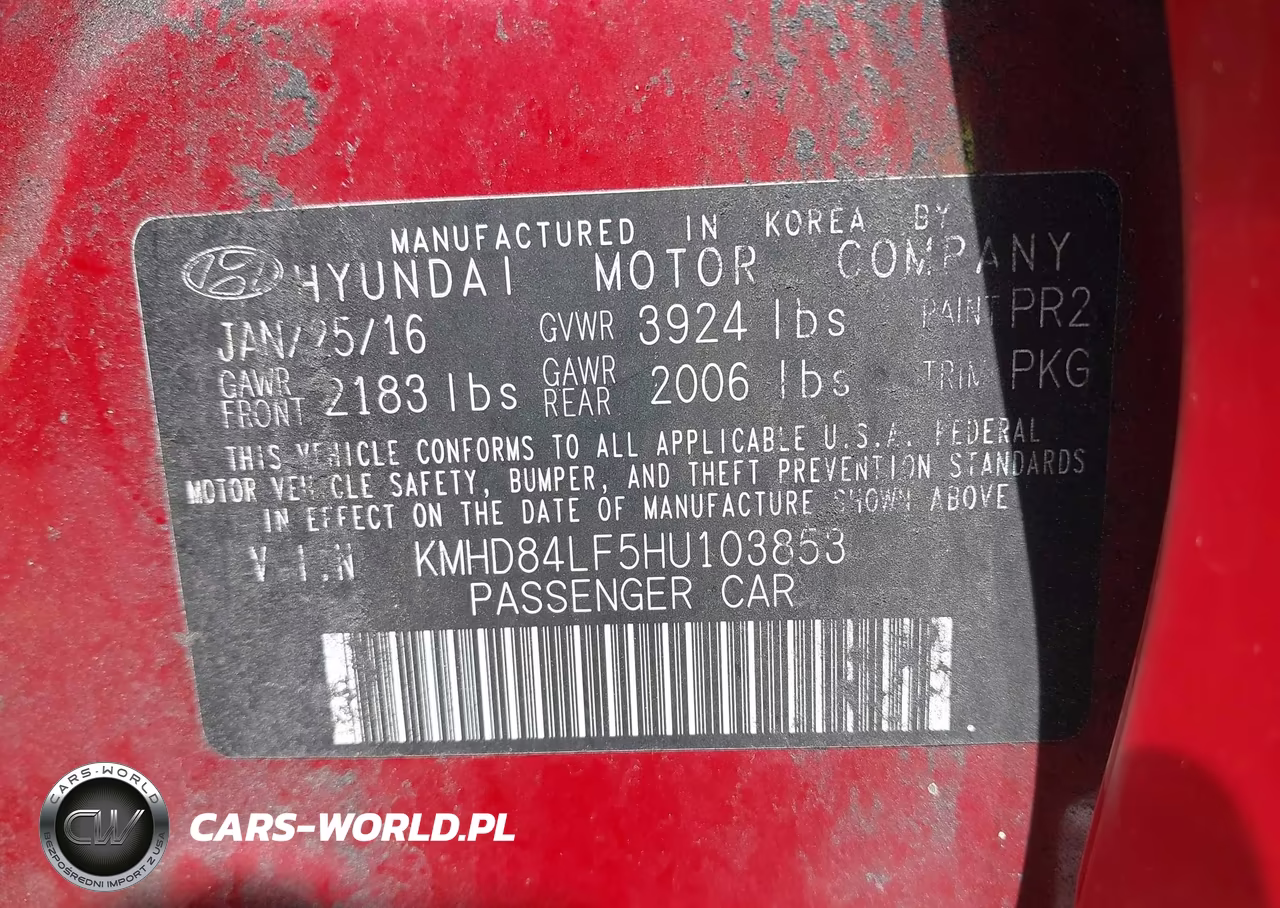 2017 Hyundai Elantra Se VIN:KMHD84LF5HU103853 - 9
