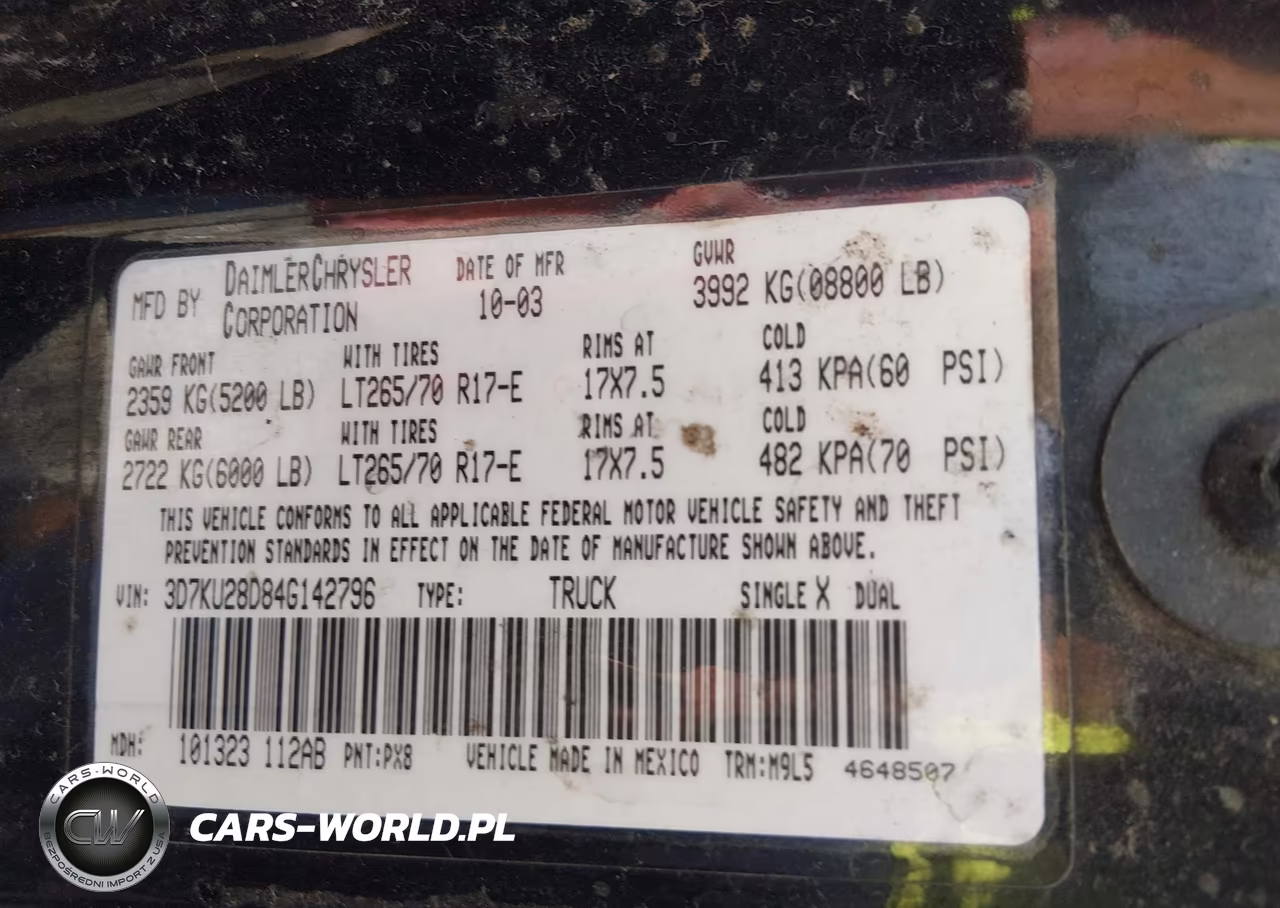 2004 Dodge Ram 2500 Slt-Laramie VIN:3D7KU28D84G142796 - 9