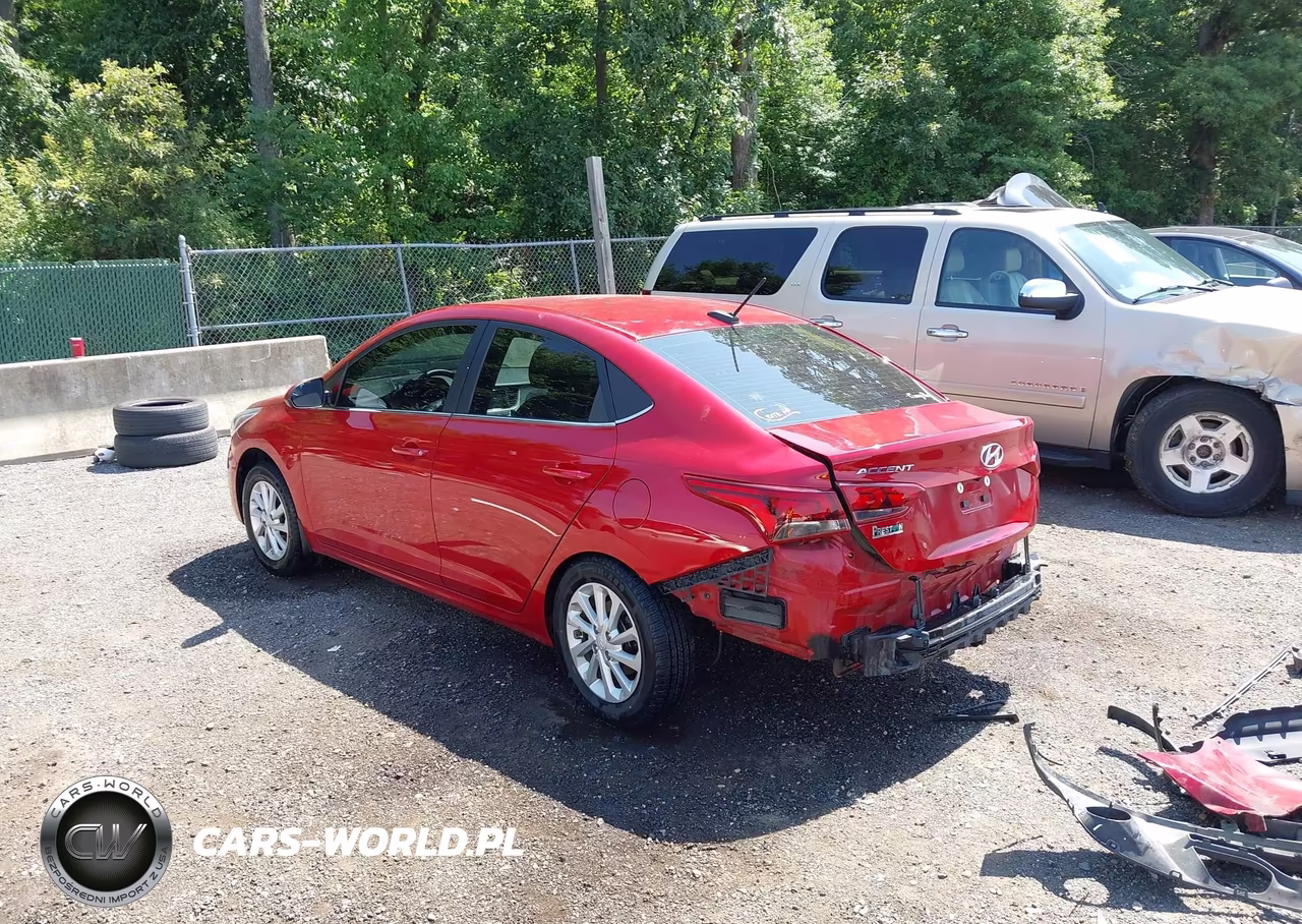 2022 Hyundai Accent Sel VIN:3KPC24A63NE165704 - 3
