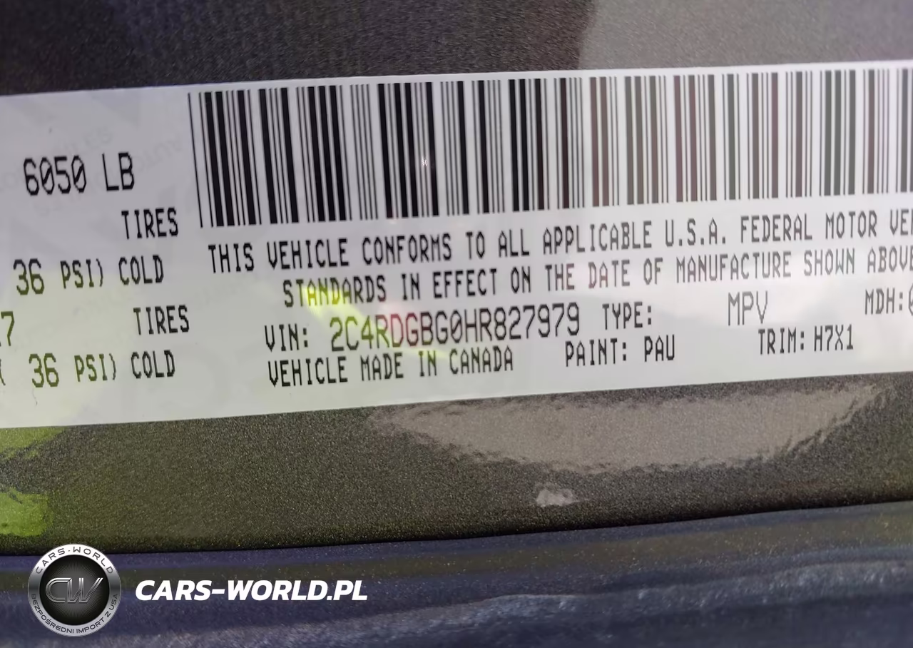 2017 Dodge Grand Caravan Se VIN:2C4RDGBG0HR827979 - 9